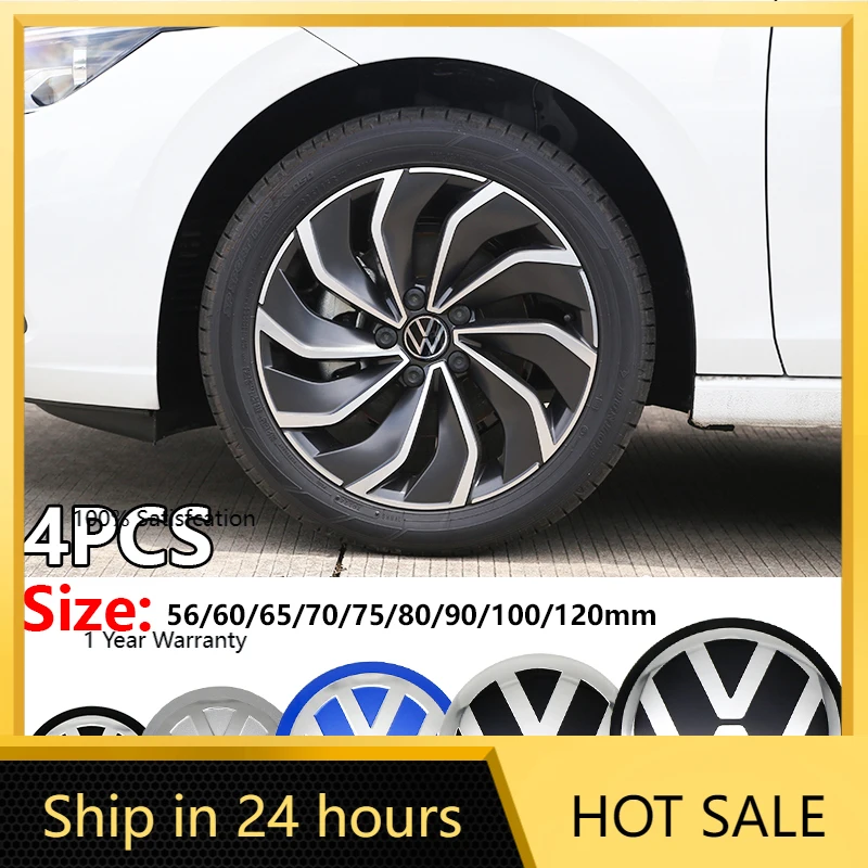 

Для VW VOLKSWAGEN, новый 4 шт., 56/60/65/70/75/80/90/100/120 мм, 3D наклейки на колеса автомобиля, центральная крышка ступицы, эмблема, значок, наклейка для VW GTI Pol