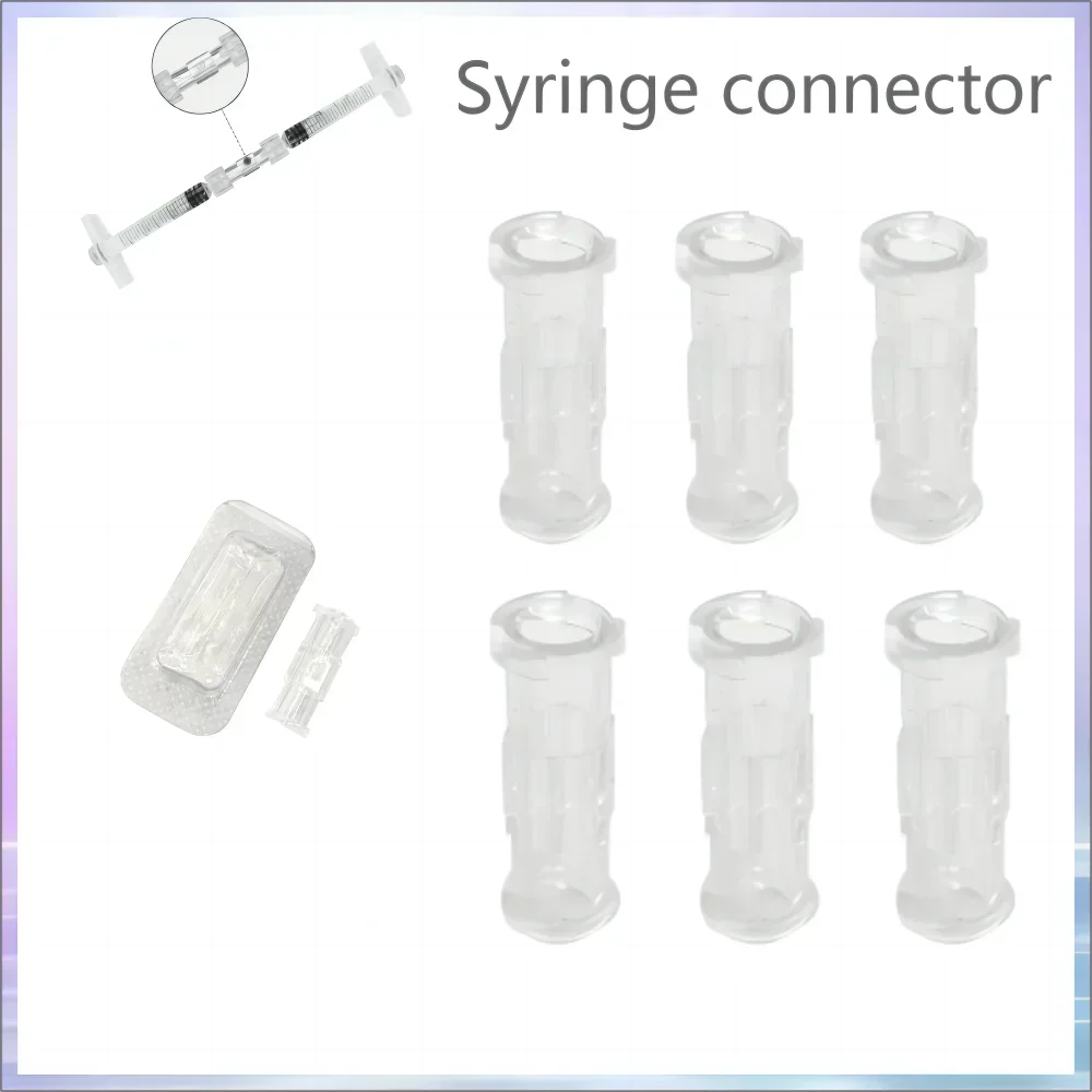 

Transparent Female To Female Coupler Luer Syringe Connector Easy To Use Plastic for Pneumatic Parts Durable In Use