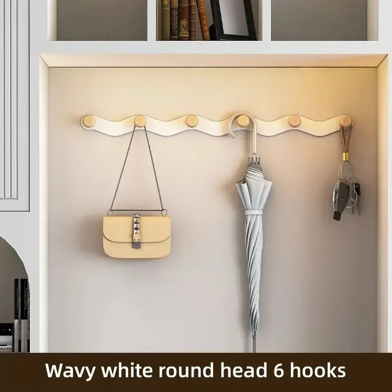 Wall Hangers Living Room Walls Hanging Coats Hooks Bedroom Free Punch Nordic Simple Coat Hook Wall Mounted Creative Coat Racks