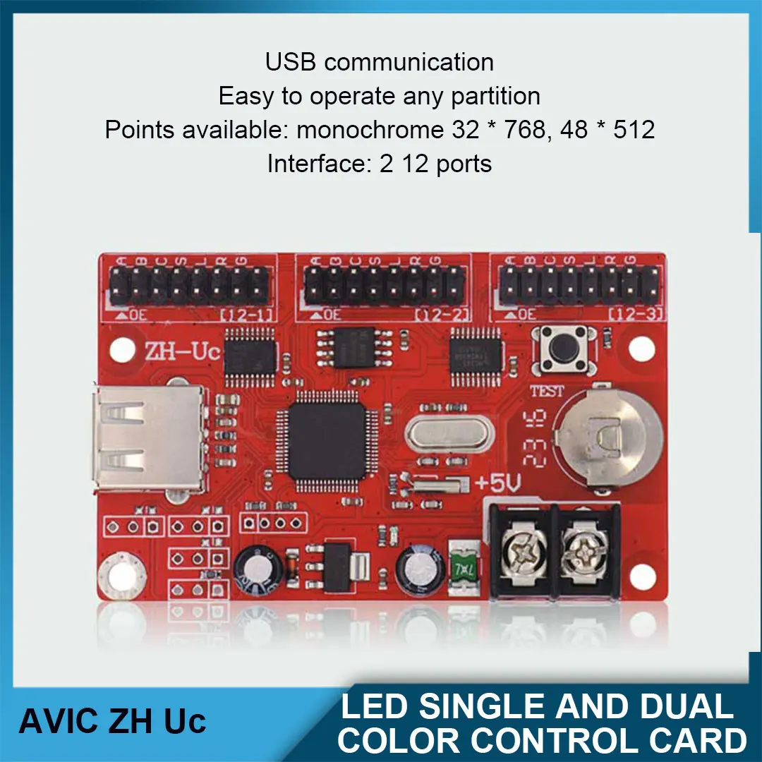 ZH-Um Uc U0 U1 U3 U2 U4 U6 U7 Single And Dual-color USB Flash Drive Control Card Built-in LedOS V6 Operating System