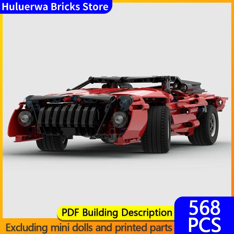

Speed Racing Car Model MOC Building Bricks Top Tier Sports Car Modular Technology Gifts Holiday Assemble Children Toys Suit