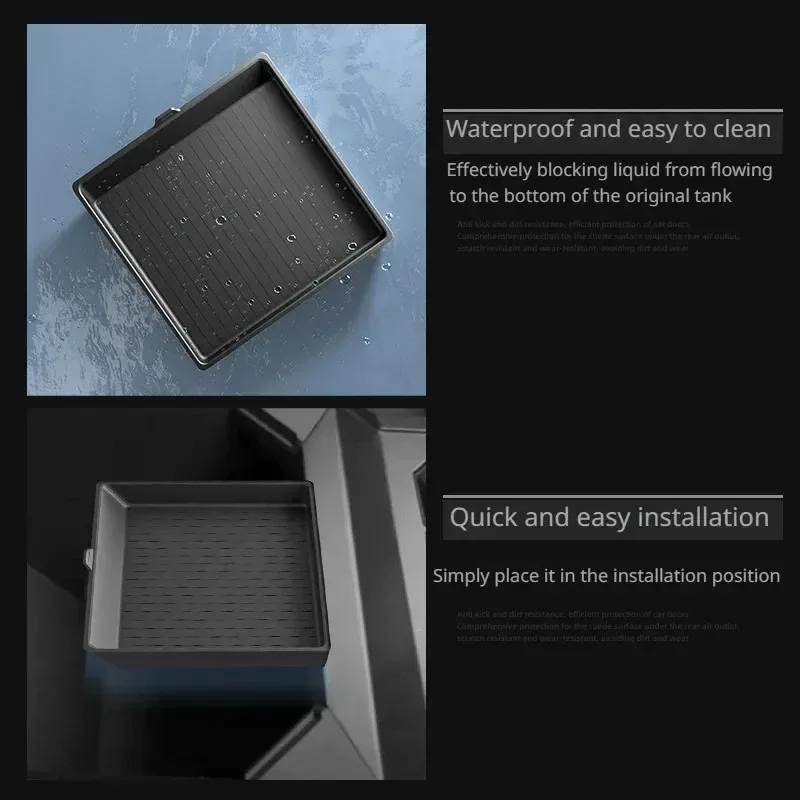Armrest Box Silicone Pad For Tesla Cybertruck 2025 Anti Slip Pad Storage Box Mat for Cyber Pickup Truck Decoration Accessories view 3