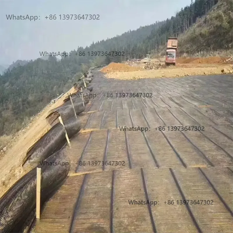Prix des petits échantillons – Géogrille uniaxiale en HDPE, prix usine pour le renforcement des chaussées routières, la construction de routes et autoroutes, les murs de soutènement et les terrasses.