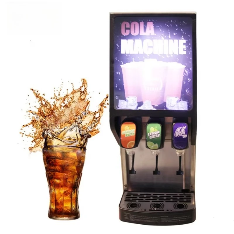 3 Flavor Commerical Soda Fountain Machine Soda Cola Beverage Dispenser