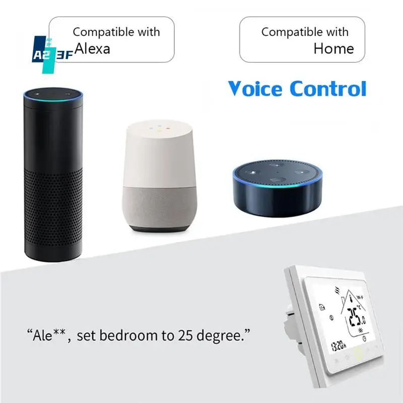 

A23F-Wifi Умный термостат Контроллер температуры для Google Home, Alexa