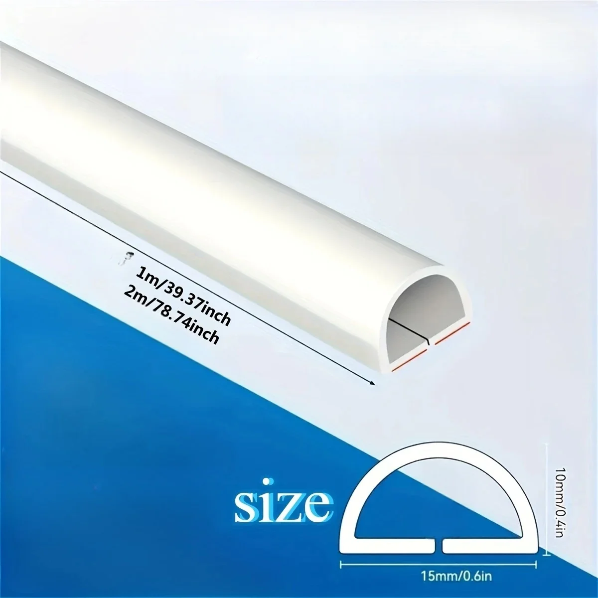 1PC 78.74in/39.37in Trunking Floor Anti Stepping Invisible Management Trunking Covering Ground Exposed Wire Routing Trunking