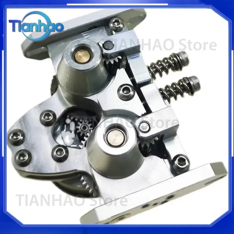 for Double Wheel Extruder All Metal Near Remote Wire Feeder 3D Printer Parts Dual Drive Gear Extrusion Mechanism Upgrade Kit