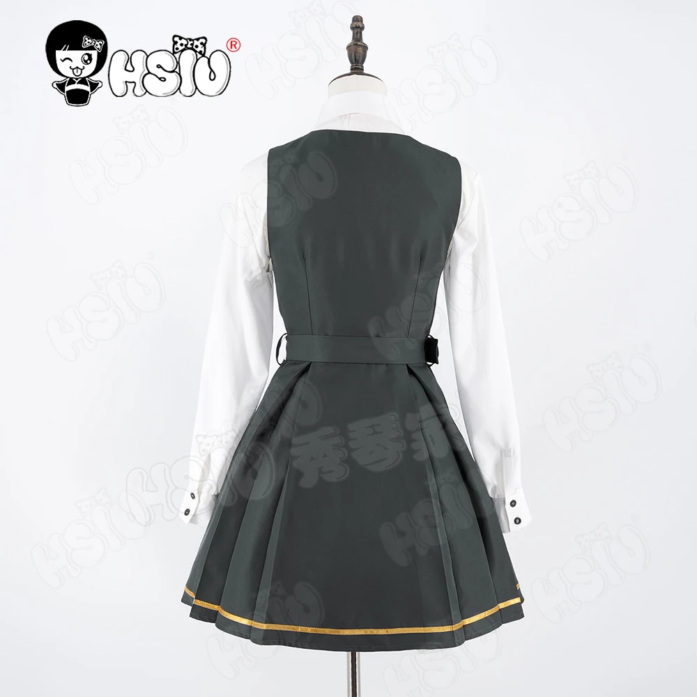 Itagaki Kanoe تأثيري الملابس شعر مستعار الألياف شعر مستعار اصطناعي 「HSIU 」 طالب موحدة تنورة مجموعة رمادي أرجواني شعر طويل الأزرق الأرشيف شعر مستعار #5