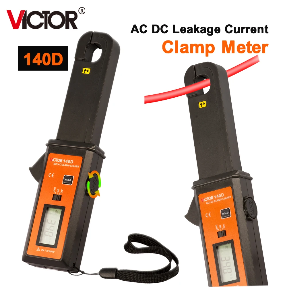 VICTOR Digital AC/DC Clamp Leaker High Precision Anti -interference Fully Auto Gear Shit Electrical Meter 140D