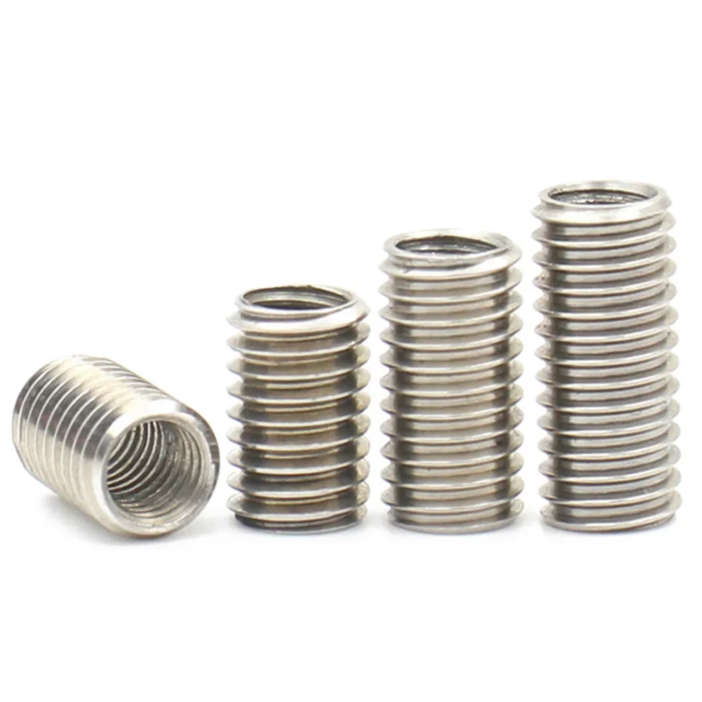 2/5pcs 304 Stainless Steel M2 M3 M4 M5 M6- M12 M20 Inside Outside Thread Adapter Screw Nuts Insert Sleeve Converter Nut Coupler