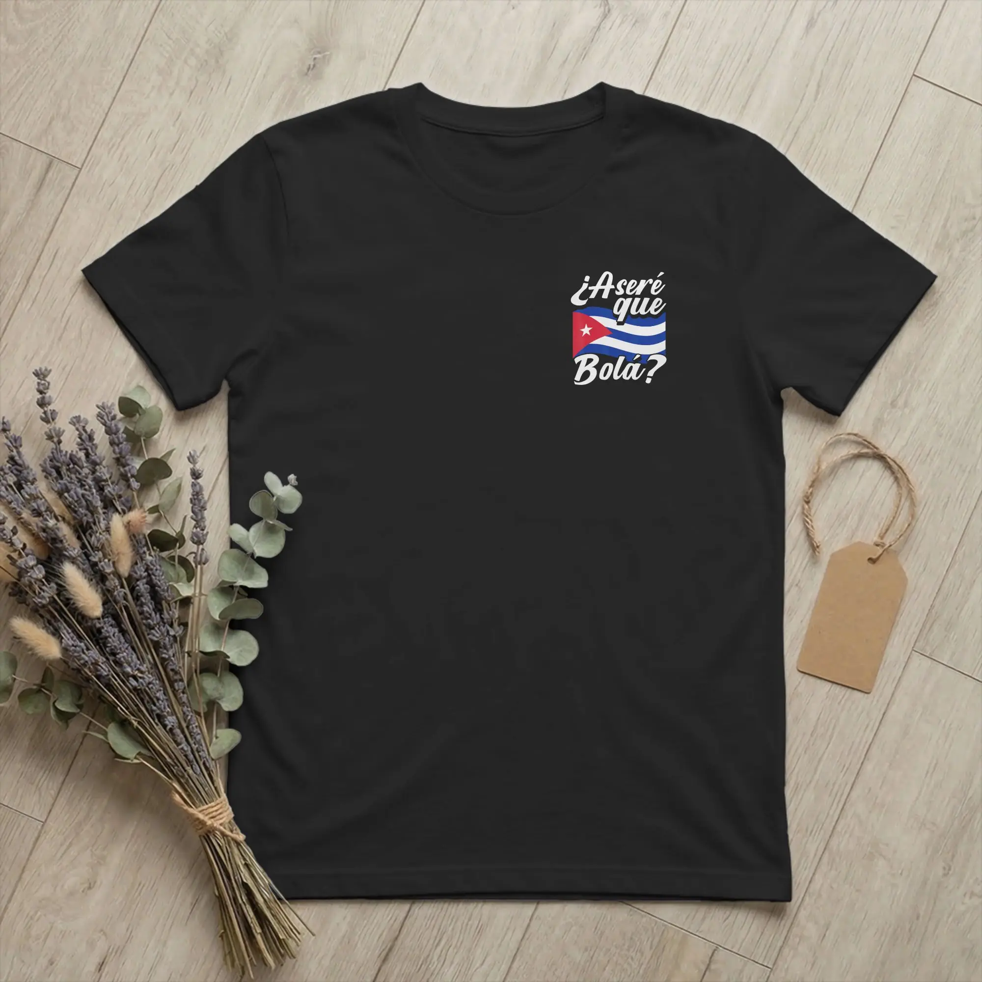 Novelty Funny Cuban Greeting Asere Que Bola T-Shirts Men Round Neck Cotton T Shirt Flag Short Sleeve Tees Gift Idea Clothing