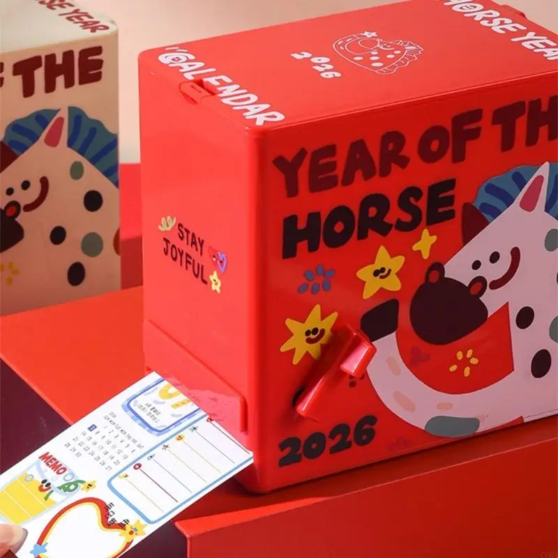 cora-2026-paper-plastic-cartoon-calendar-manual-crank-auto-discipline-tool