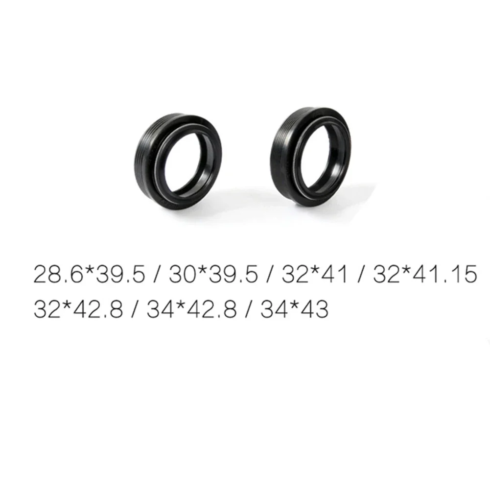 2pcs Bike Bicycle Fork Dusty Seal 28.6/30/32/34mm Dust Wiper Oil Seal Setting Dustproof Fork Oil Seals MTB Bikes Accessories