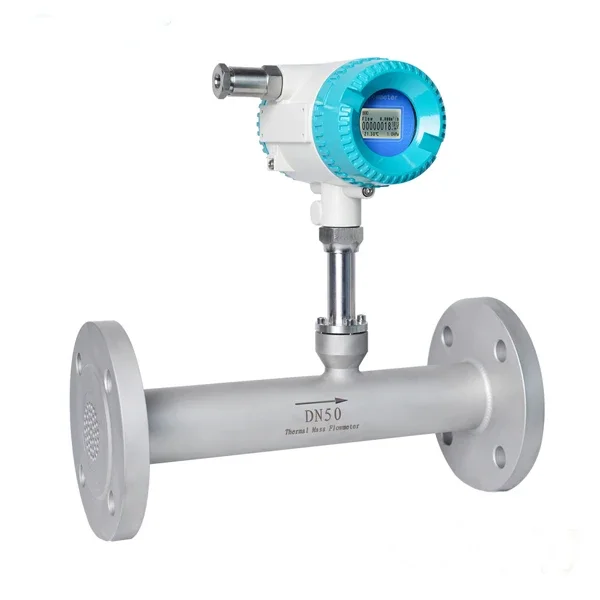 smart co2 n2 biogas gas mass flow meter 3 inches Thermal gas Mass flow meter gas mass flowmeter