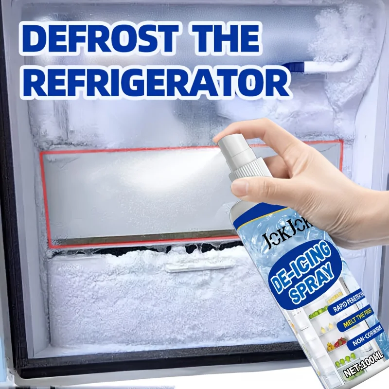 Multi functional defrosting agent - fast defrosting solution, suitable for all refrigerators, RVs, and car windshields