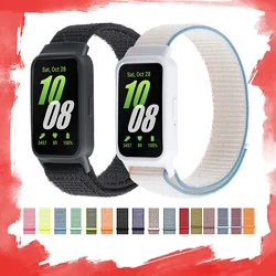 Case+Nylon Loop for Samsung Galaxy Fit 3 strap Accessories Breathable Adjustable Replacement correa bracelet galaxy fit3 band