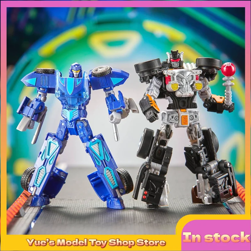 

【In Stock】Transformation Toys Hot Wheels TWIN MILL Skull BONE SHAKER Action Figure Animation Model Toy Collection Boy Gift