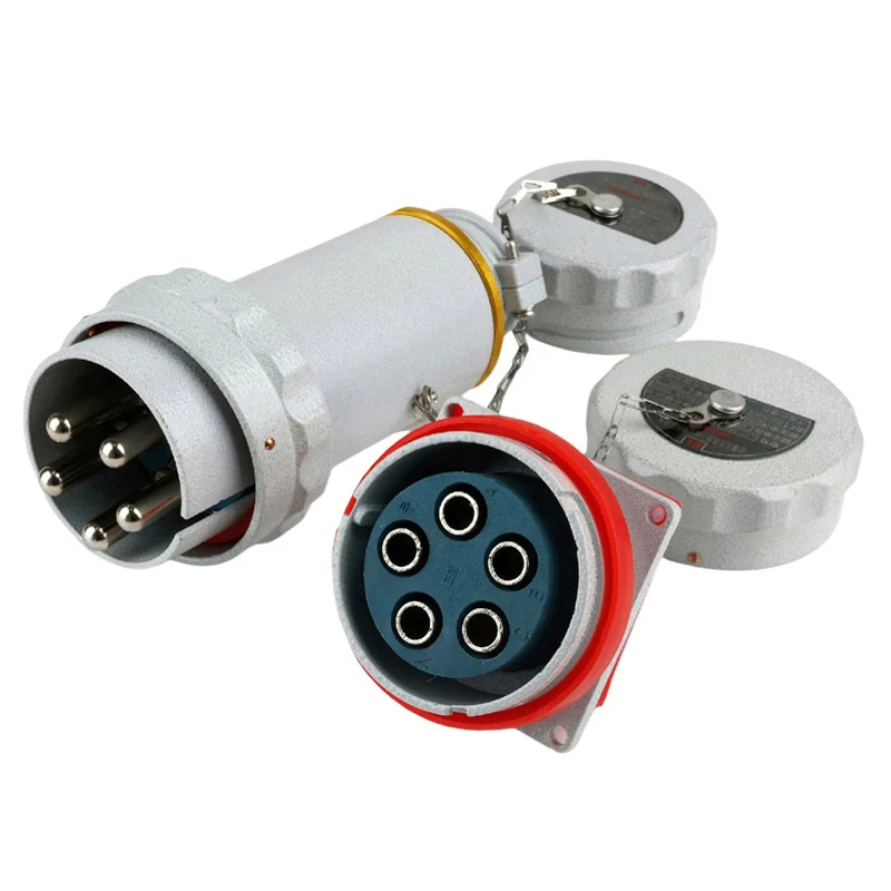 Ex 300A YT GZ-5 Non-Sparking Ex Plug Socket Three Phase Five-Pole 5Pin Explosion Proof Socket and Plug