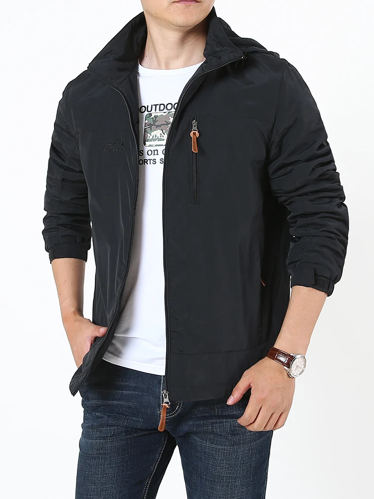 

Outdoor Men's Fce Lined Casual Jaet Autumn Winter Large Size Cotton Jaet Stand Fit Faion Urban Sle Windproof