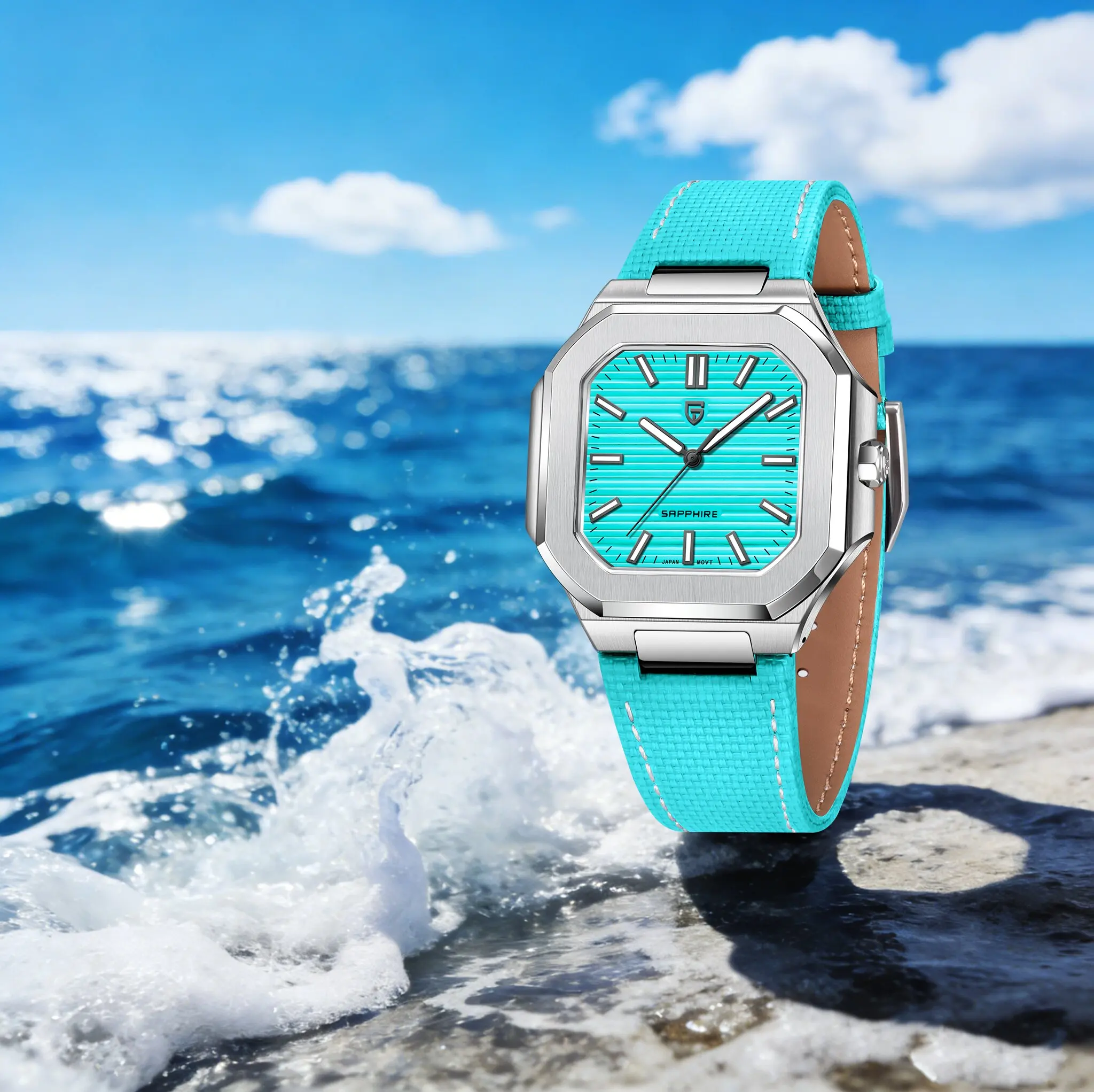 

PAGANI DESIGN Trendy Cool Men's Quartz Watch Dynamic With Stylish Luminous Waterproof Stainless Steel Dial Sapphire Glass Reloj