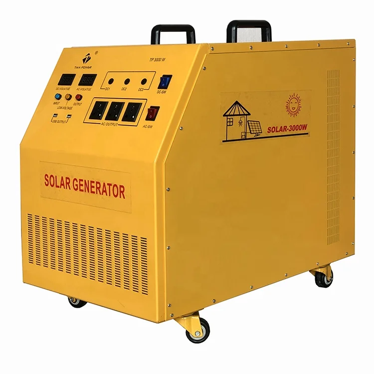 Whole house 3000 watts solar generator Home solar system Green generator