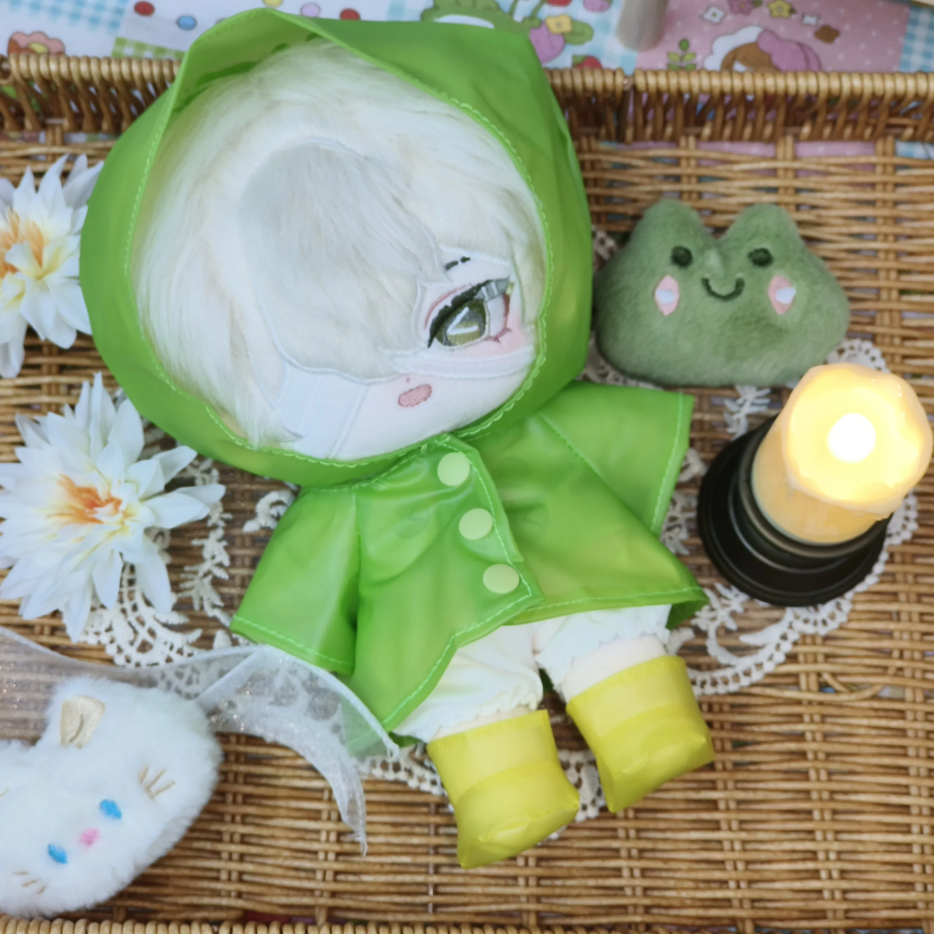 

20cm Florian Brand Identity ⅤGame Handsome Boy Plush Doll Body Cartoon Dress Up Cotton Toy Figures Dolls Xmas Gift