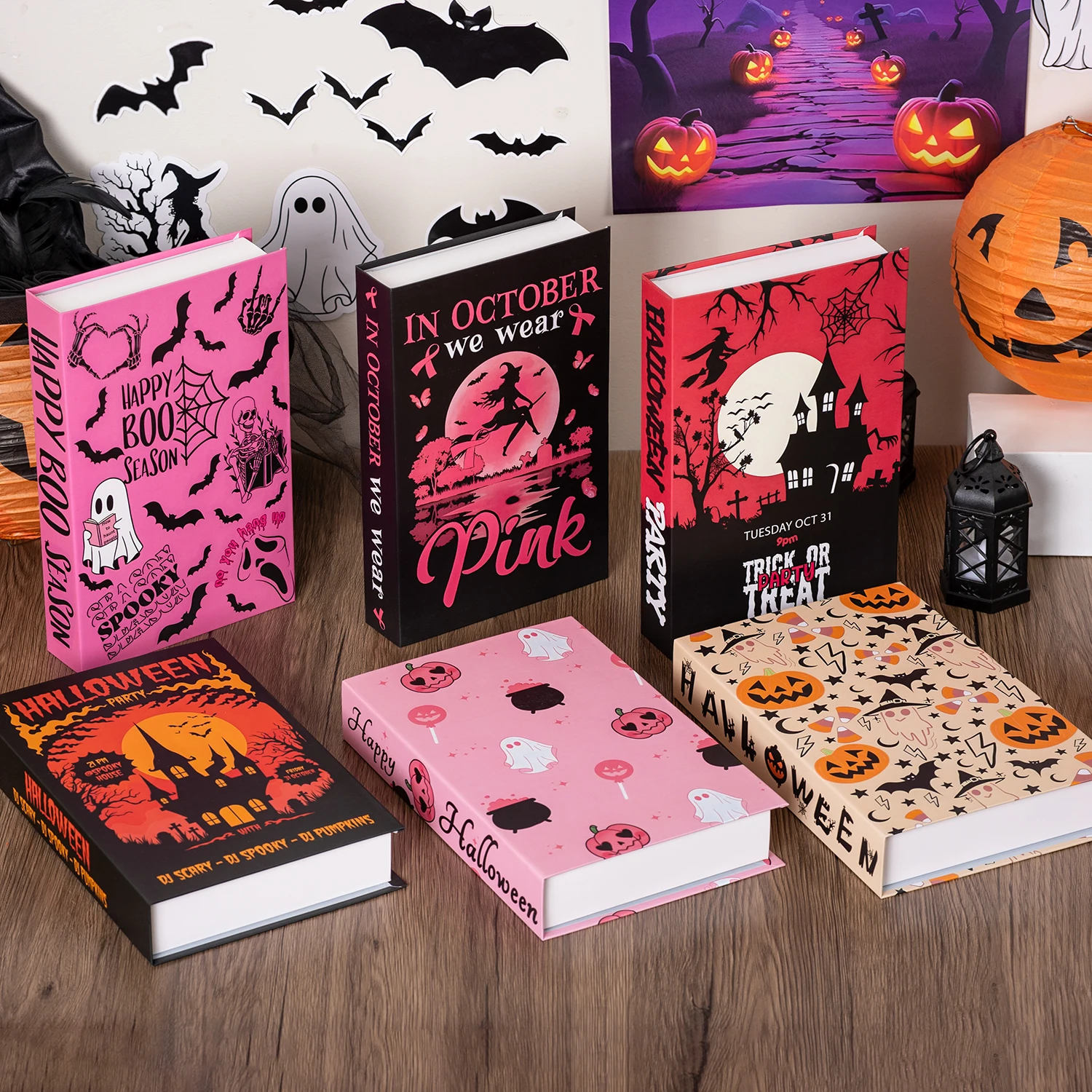 Halloween Series Luxury Fake Book Decorations Coffee Table Decoration Living Room Fashion Prop Books Home Decoration Accessories