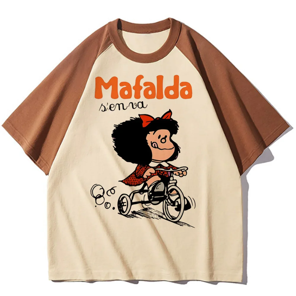 

Футболка Mafalda женская с рисунком манга в стиле Харадзюку