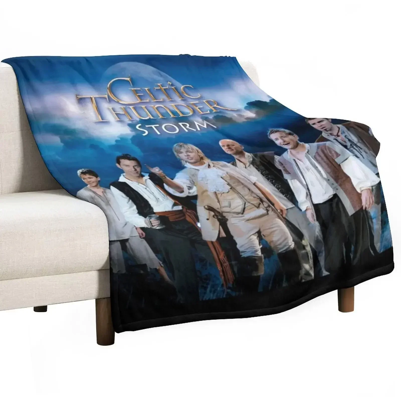 Celtic Thunder storm Throw Blanket Blankets For Baby christmas decoration wednesday Winter beds Moving Beach Blankets