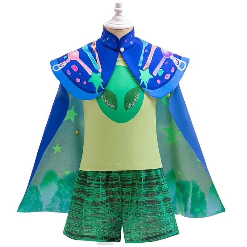 

Elio Косплей Аниме Фильм Земля Плащ Накидка Брюки Футболка Костюм для мальчика Ролевая игра Cos Индивидуальные подарки на Хэллоуин, Рождественскую вечеринку