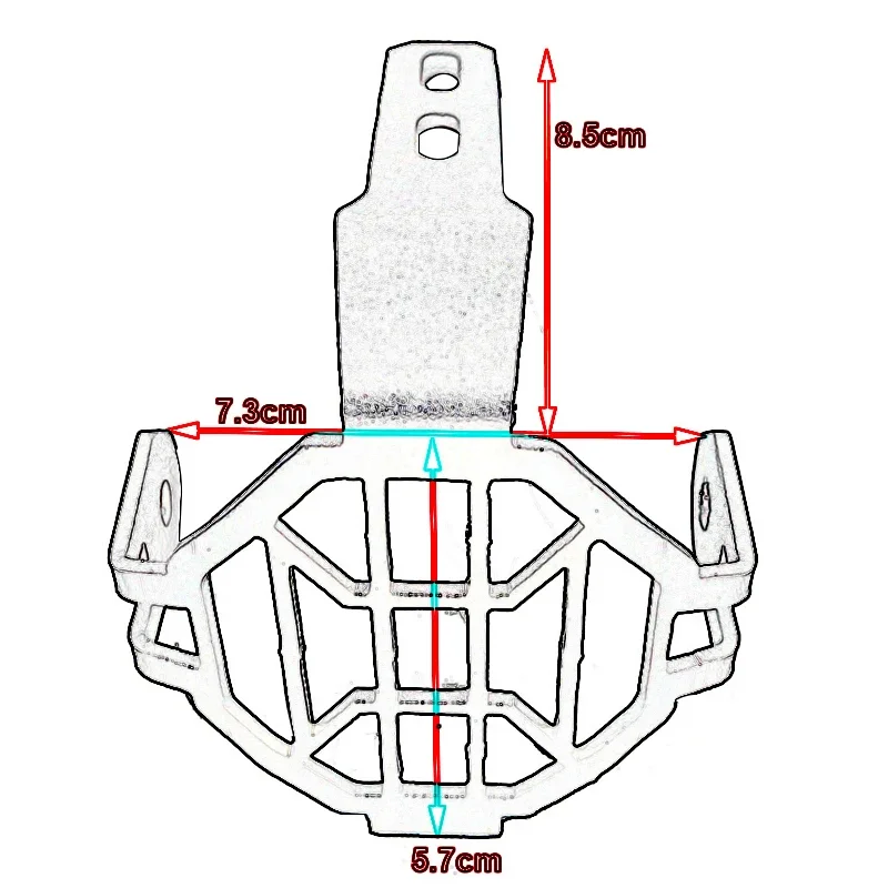 For BMW R 1300 GS R1300 GS R 1300GS R1300GS LED Fog Light Cover Motorcycle Fog Lamp Holder Guard Grille