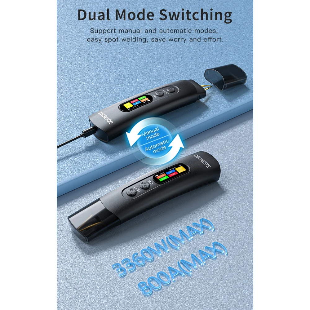 Protable mini handheld spot welding machine DIY household dual pulse adjustable portable battery nickel spot welding machine.