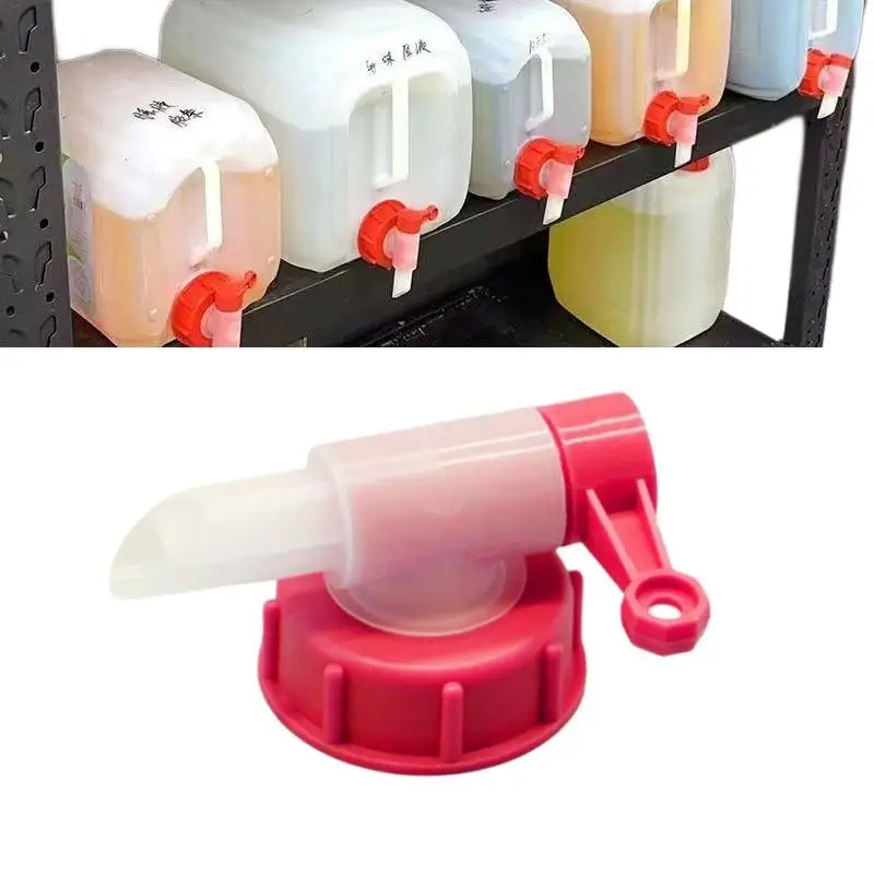 1Pcs Replacement Outlet Tap Valve 55mm Threads Pouring Tap Spout For Canisters 52-55mm Plastic IBC Drain Valve