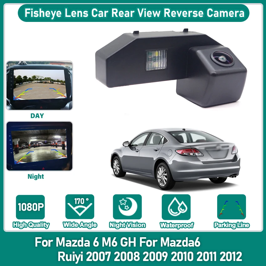 

Задняя камера для Mazda 6 M6 GH для Mazda6 Ruiyi 2007 2008 2009 2010 2011 2012 Камера заднего парковки CCD Камера ночного видения