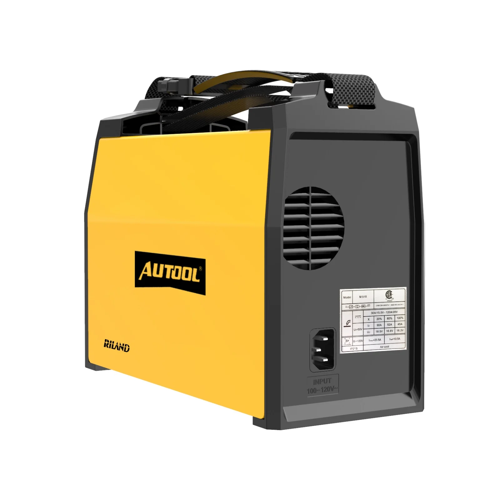 AUTOOL M518 110V Gas-ree MIG Welding Machine Gas-free IGBT Automatic Feed Flux-cored Wire Welding Machine