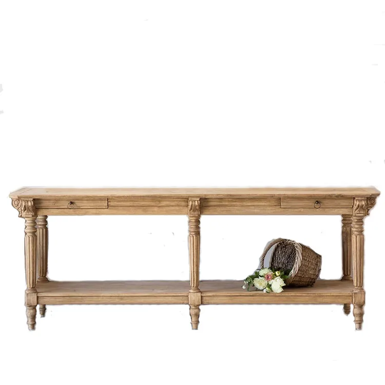 

/Custom-made French Living Room Furniture Entryway Hallway Wooden Console Table Antique