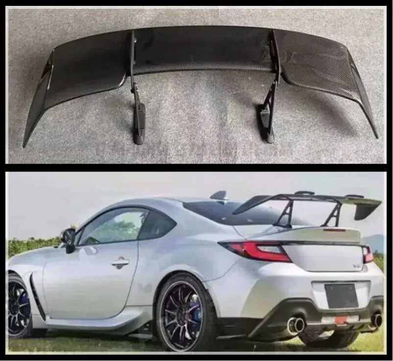 ST GT STYLE REAL CARBON FIBER REAR WING TRUNK SPOILER FOR Toyota GR86 ZA86 / Subaru BRZ 2021 2022 2023 2024