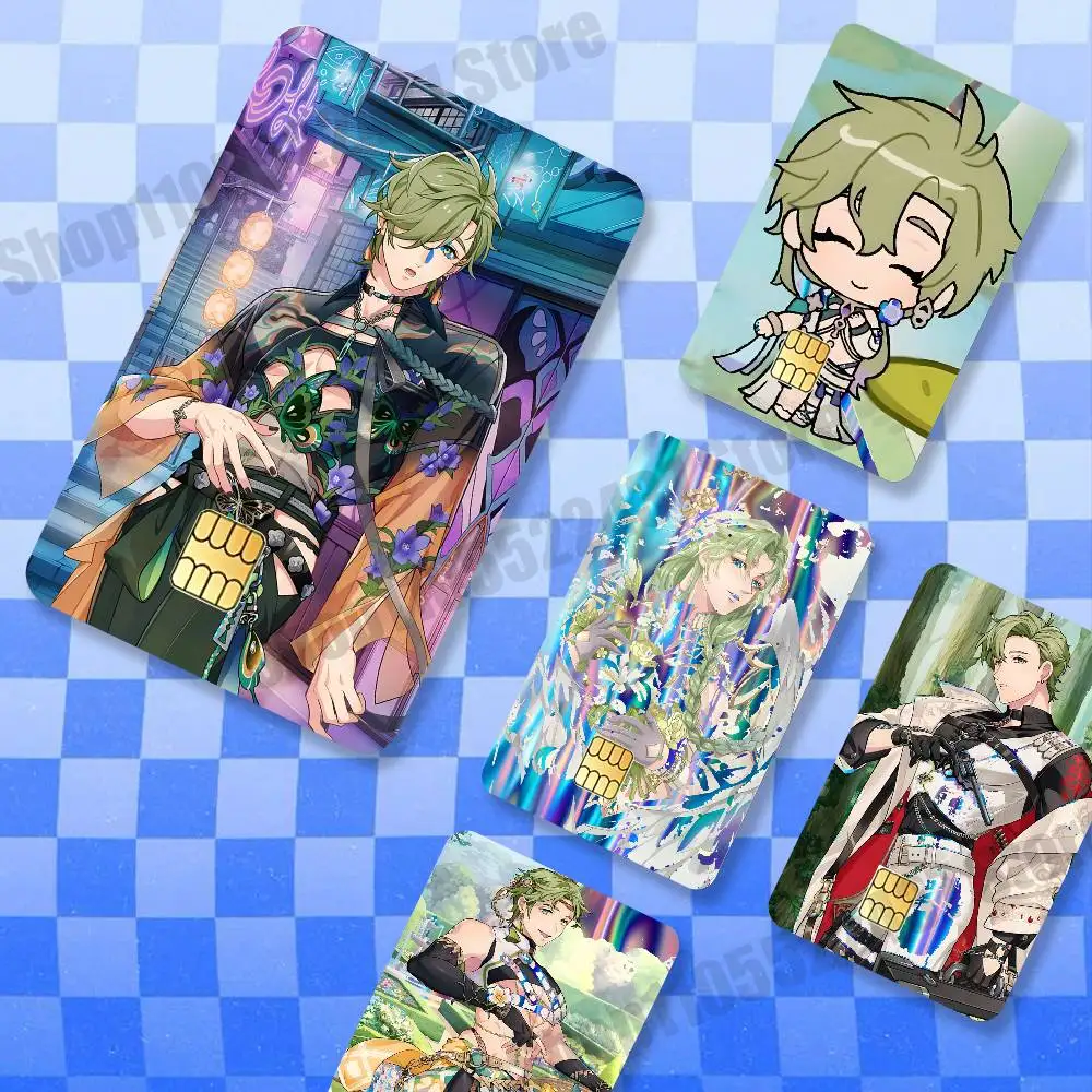 

O-Olivine BL NU Carnival Cartoon Holographic Laser Shinny Film Skin Cover Sticker for Debit Credit Card Bank Card