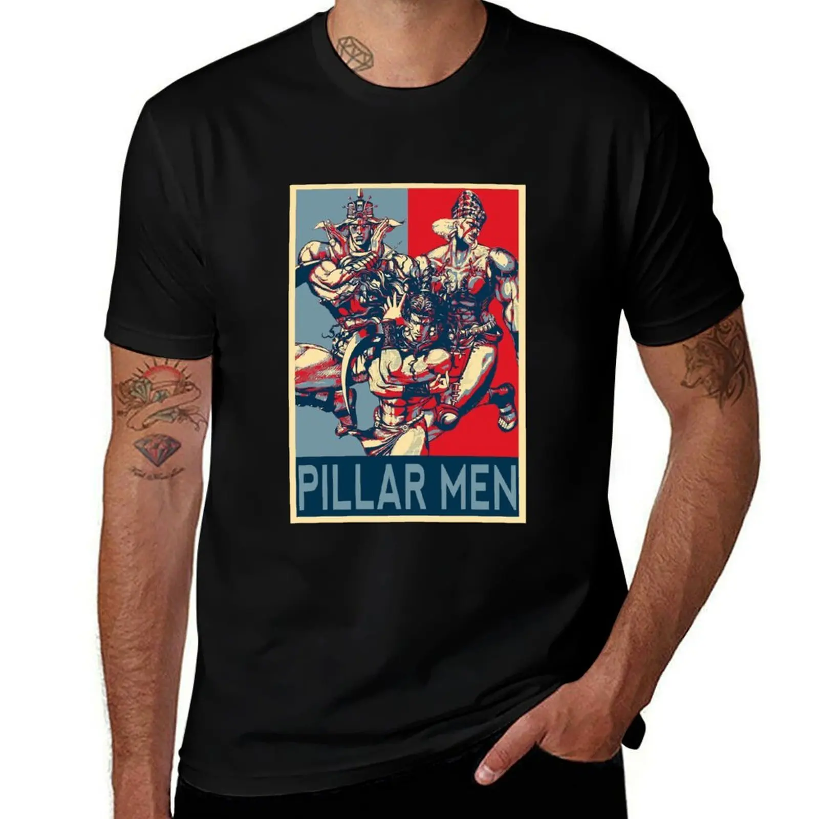 Pillar Men T-Shirt Summer Fashion Casual Tee Shirt T-Shirt