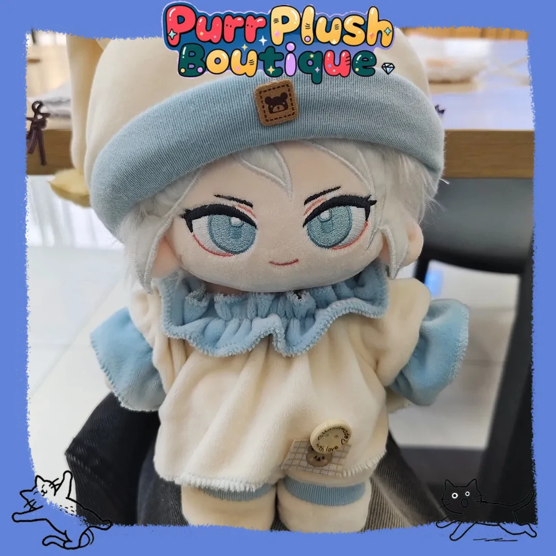 

Game VALORANT 20cm Plushes Jett 5v5 Dress-up Cotton Doll Send Friends White Hair with Skeleton Doll Send Friends Toys for Kids