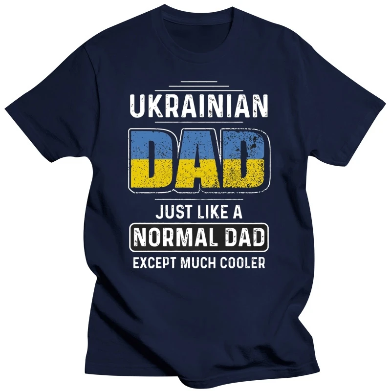 Ukrainian Dad T-shirt Gift for Dad Ukraine Ukrainian T Shirt Father Day Gift  Summer The New Fashion for Short Sleeve