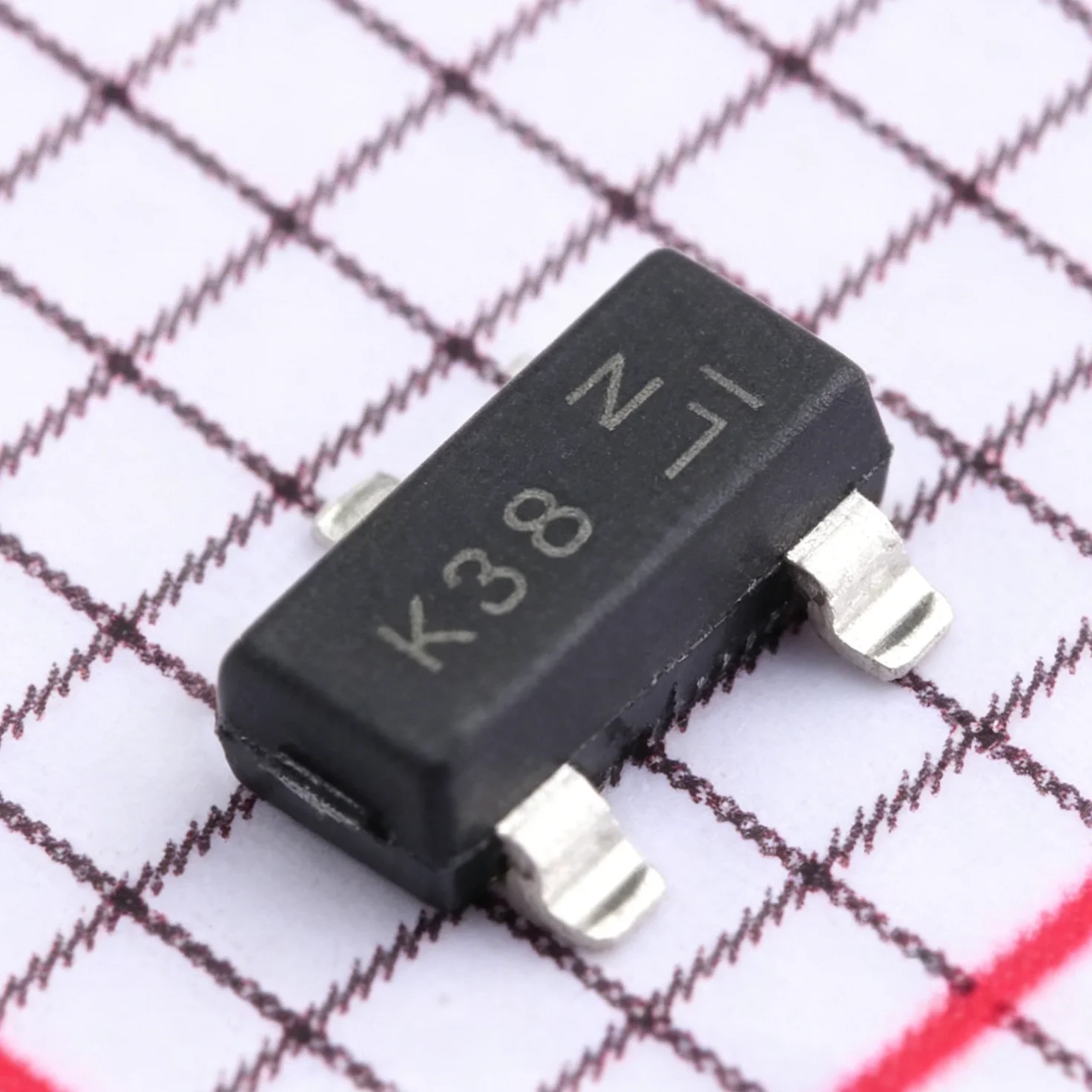 50PCS BSS138-7-F Marking K38 SOT-23 TO-236AB 50V 200mA 0.2A 300mW 0.3W N-Channel NEW Original Field-Effect Transistor MOSFETs