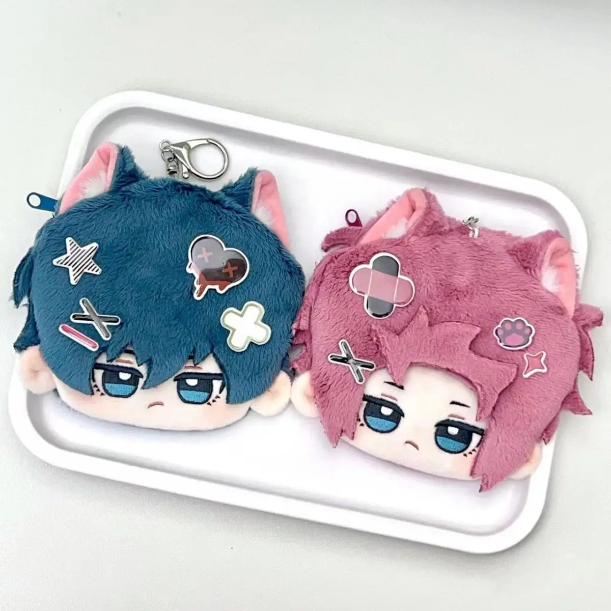 Portefeuille en peluche Anime Kawaii, poupée mignonne pendentif, sac à dos, porte-clés de voiture, jouet pour cadeau