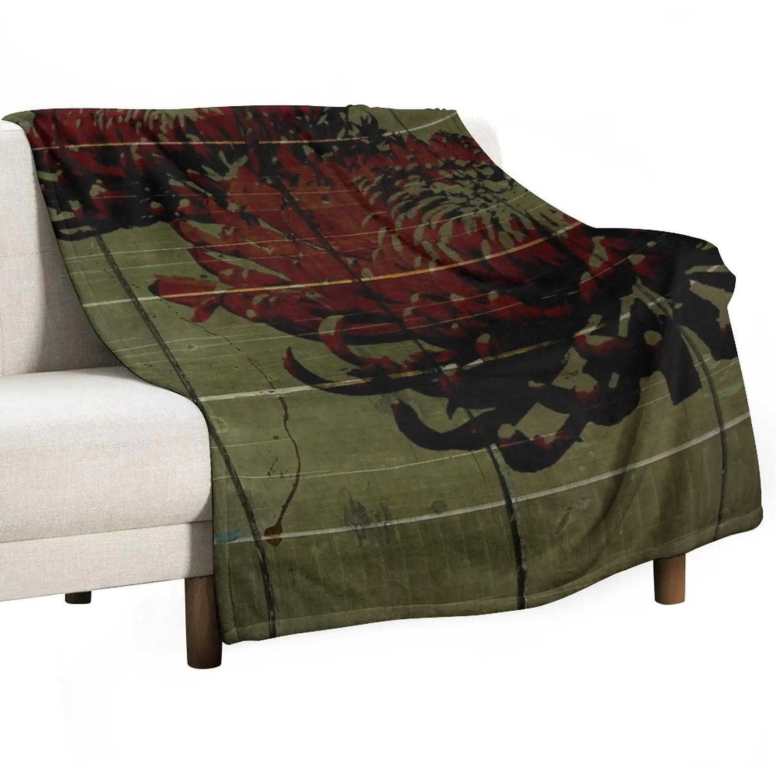 

DIGITAL fLowers _ Red Chrysanthemums Throw Blanket For Baby Shaggy Blankets