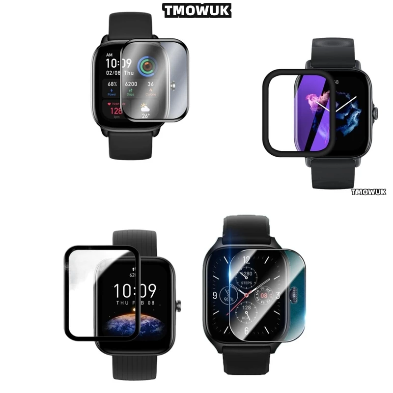 

For Amazfit BIP 3 5 6 U Pro Active Unity GTS 2E 2 3 4 MINI, First-Class Soft Flexible Screen Film With Full Coverage