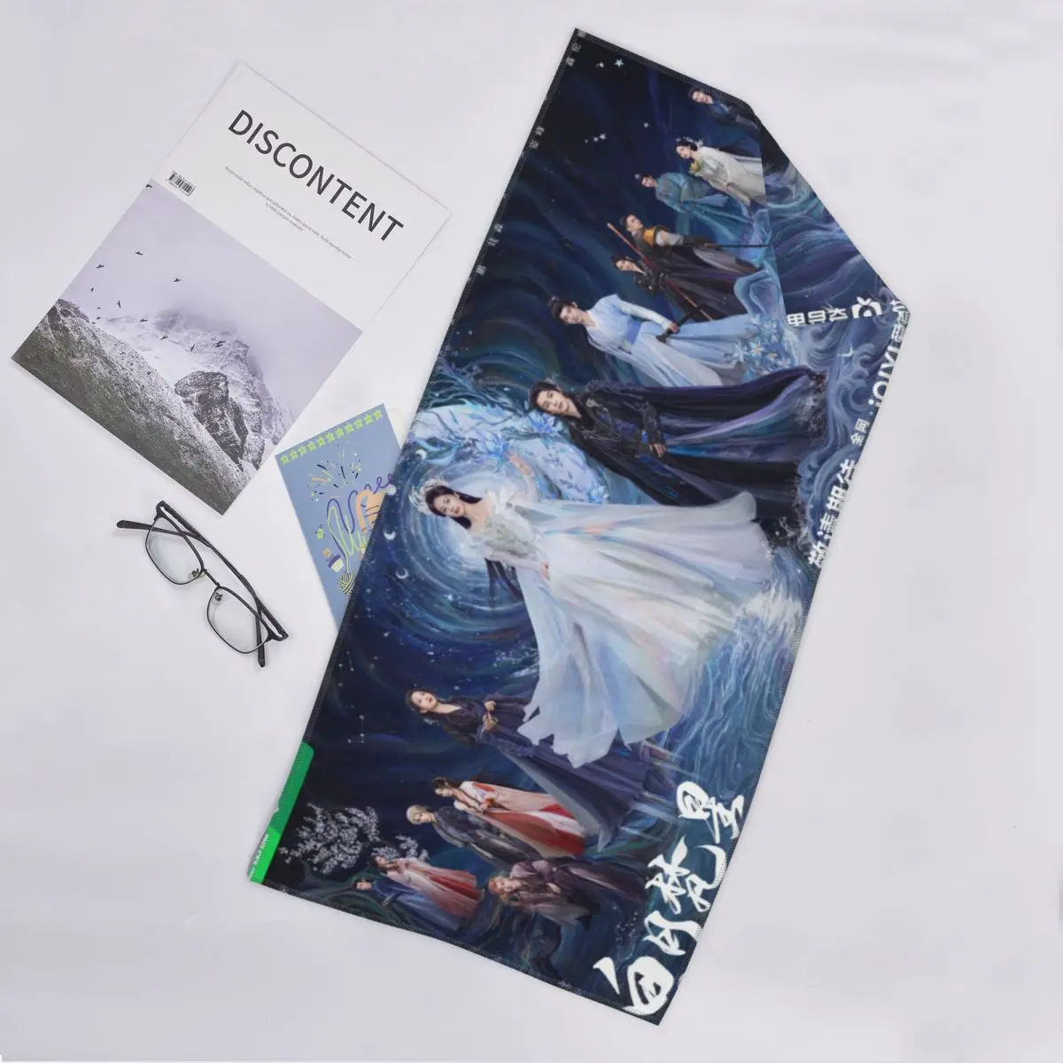 Ao Ruipeng Bai Lu Chang Huasen HD Poster 35x75cm Microfiber Towel TV Moonlight Mystique Drama Stills Hand Absorbent Face Towel
