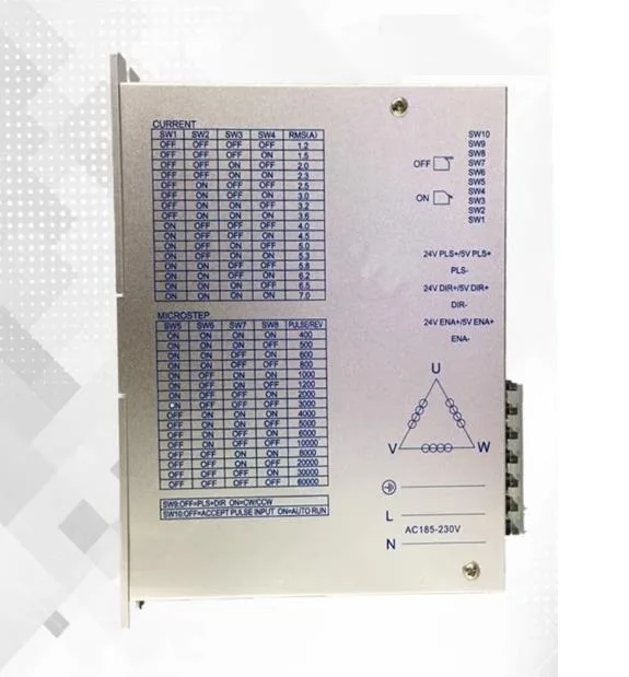 Digital three-phase stepper driver DM3722B adaptation 86/110/130 stepper motor universal DV3722