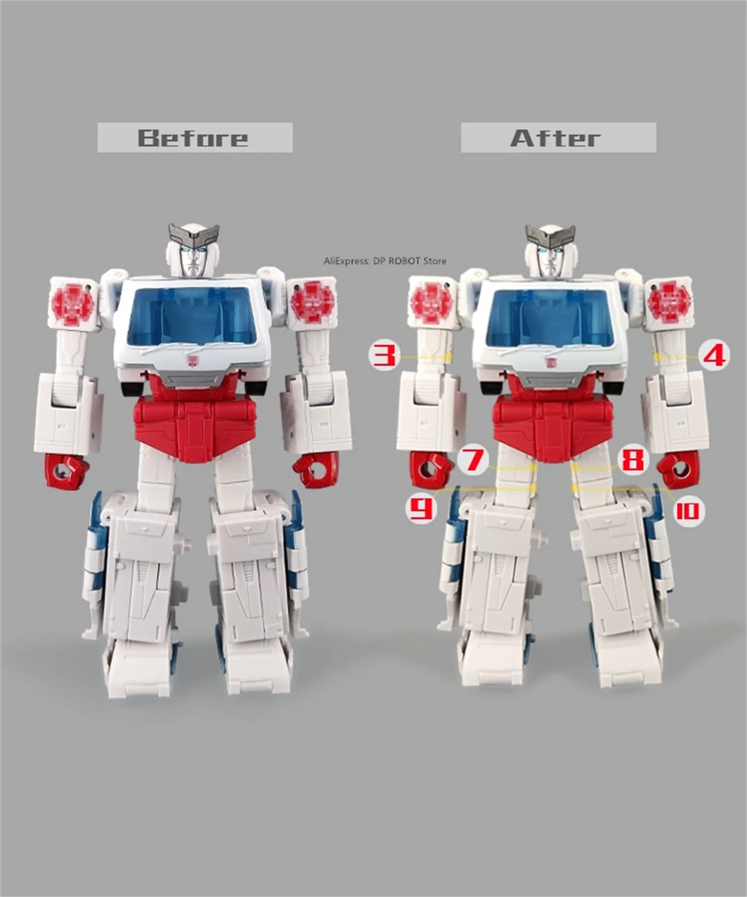 GO BETTER Filler Parts Upgrade Kit For SS86 Ratchet Figure Accessories