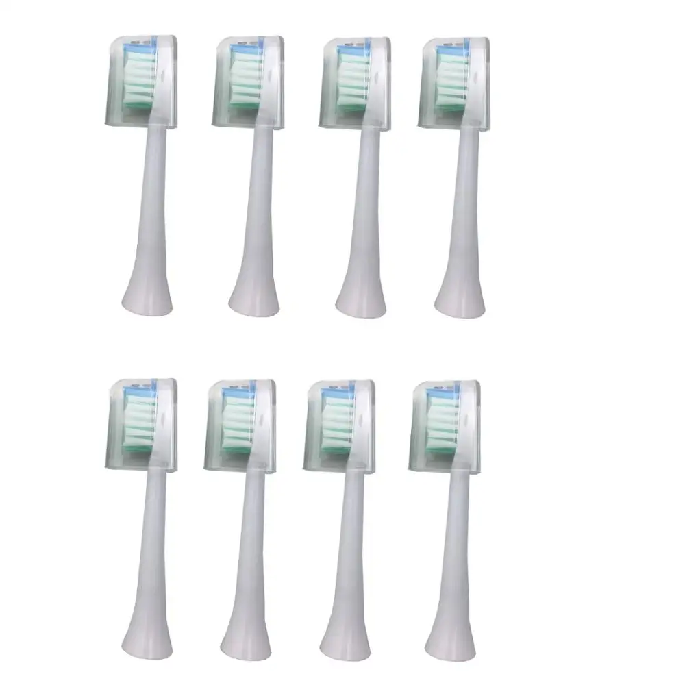 8Pcs Replacement Electric Toothbrushes Head for Sarmocare S100/S200 Ultrasonic Sonic fit Digoo DG-YS11