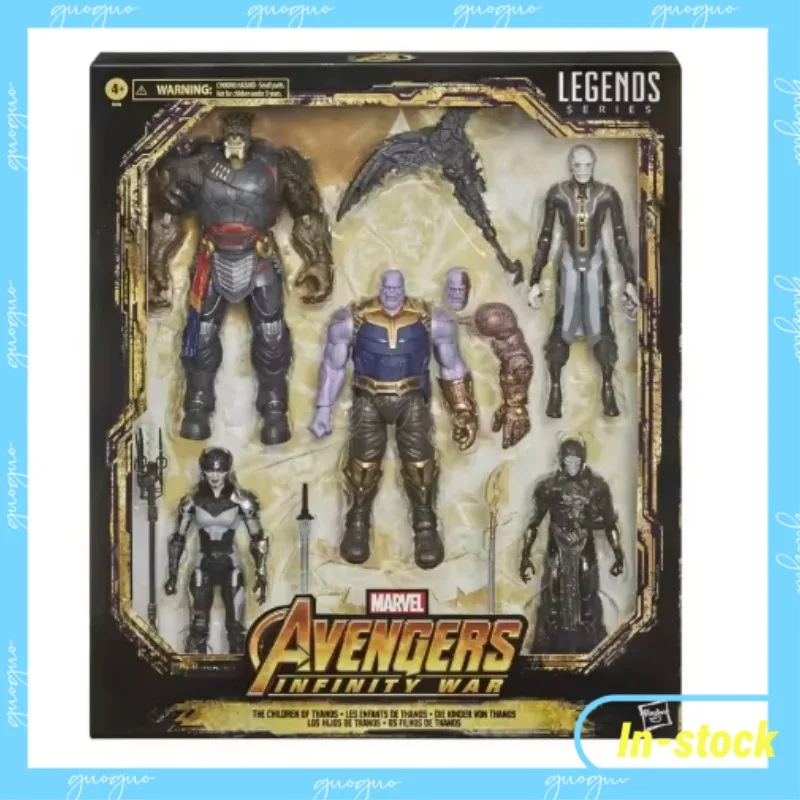 

【В наличии】Hasbro Marvel Legends Series Мстители 3 сына Танос Набор из 5 человек Анимационный персонаж Игрушечные украшения Коллекция подарков